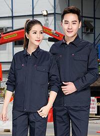 秋冬長(zhǎng)袖工作服套裝男